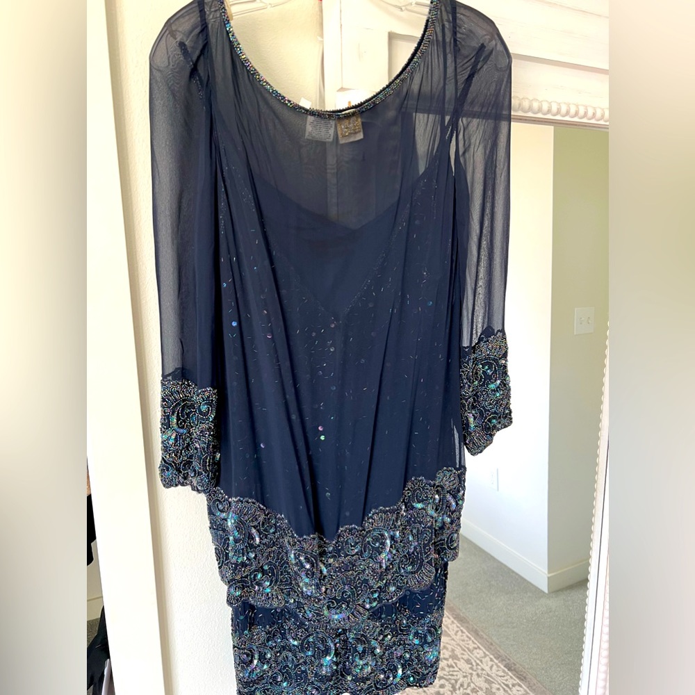 Silk sequin Maison Magique dress